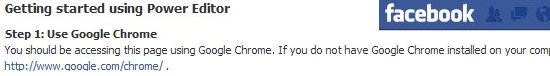 Use Chrome on FB