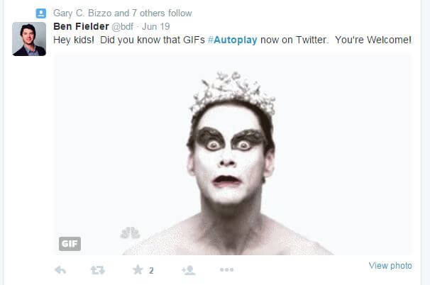 Videos and Gif now #AutoPlay on Twitter