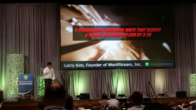 Larry Kim On CTR Hacks at Conversion Conference 2016