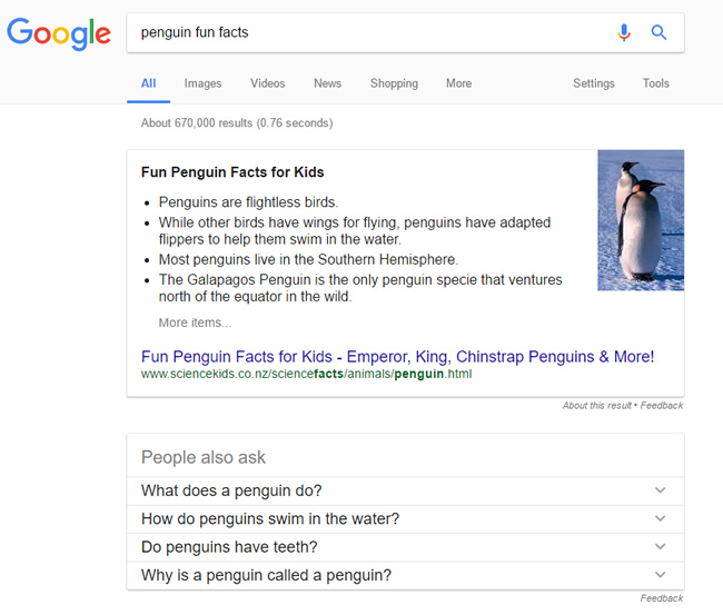 penguin fun facts