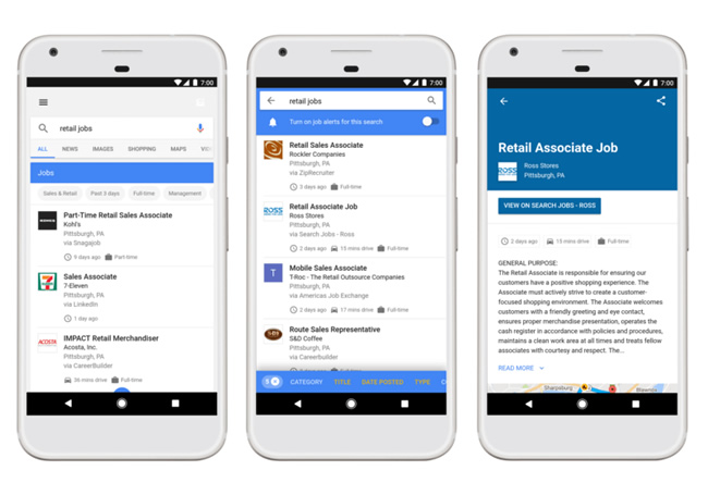 Google’s job listings search is now open to all job search sites & developers