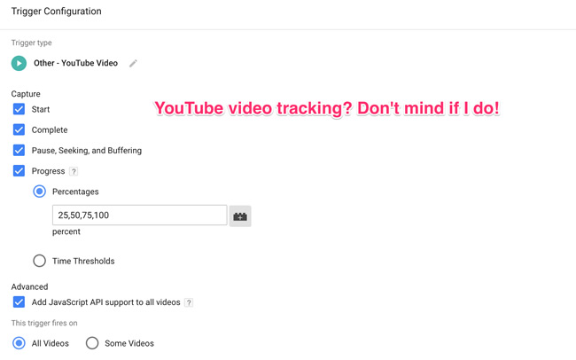The YouTube Video Trigger In Google Tag Manager