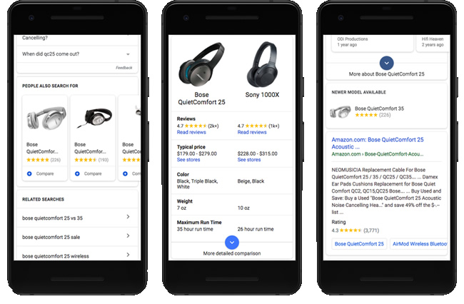 New Mobile Layout For Shopping Queries