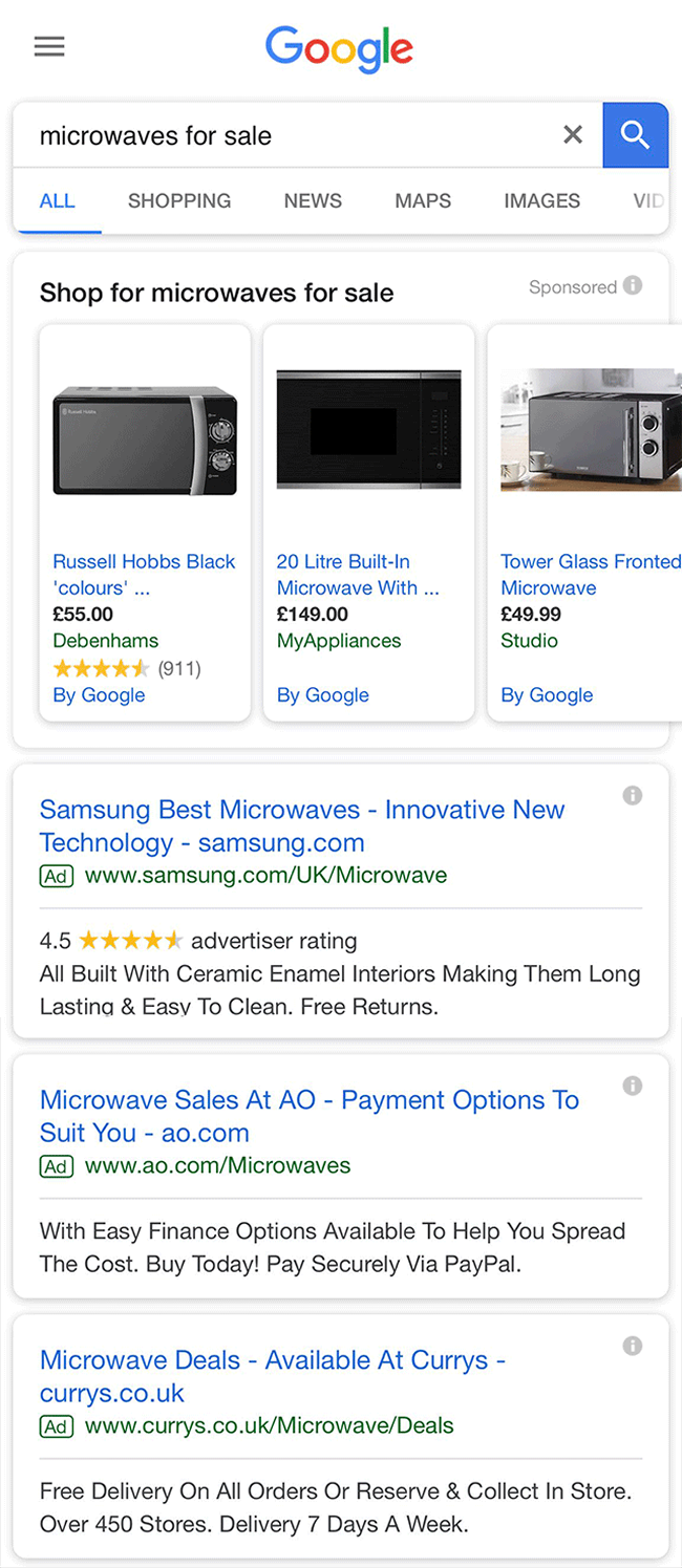 Google Rounded Search Results Design Interface Tests Continues