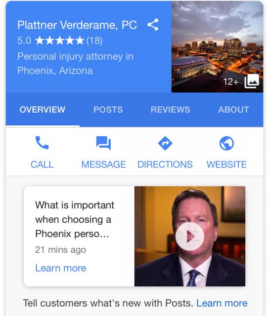 Google Posts Adds Videos To Search Results & Local Listings