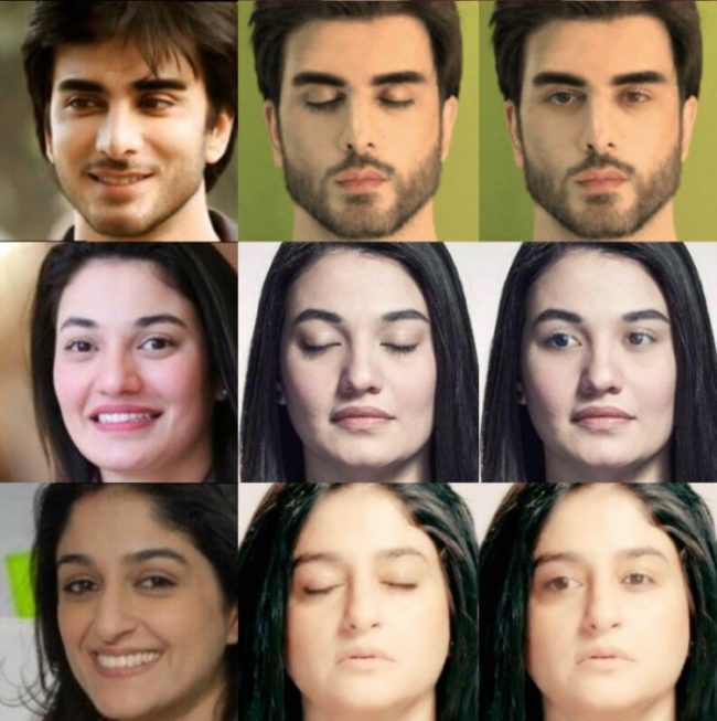 Photos show how Facebook can use AI to seamlessly fix closed eyes in selfies