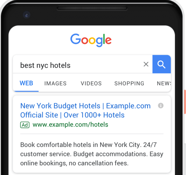 Google extends added character benefits of Responsive Search Ads to text ads