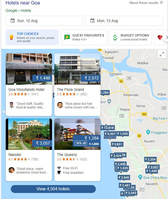 Google Tests Another Design Variation Of Hotel Search Results