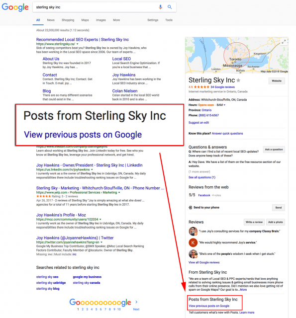 Google "View Previous Posts" To Highlight Old Google Posts