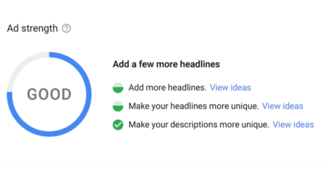 Google Measures Effectiveness of Ads With New ‘Ad Strength’ Indicator