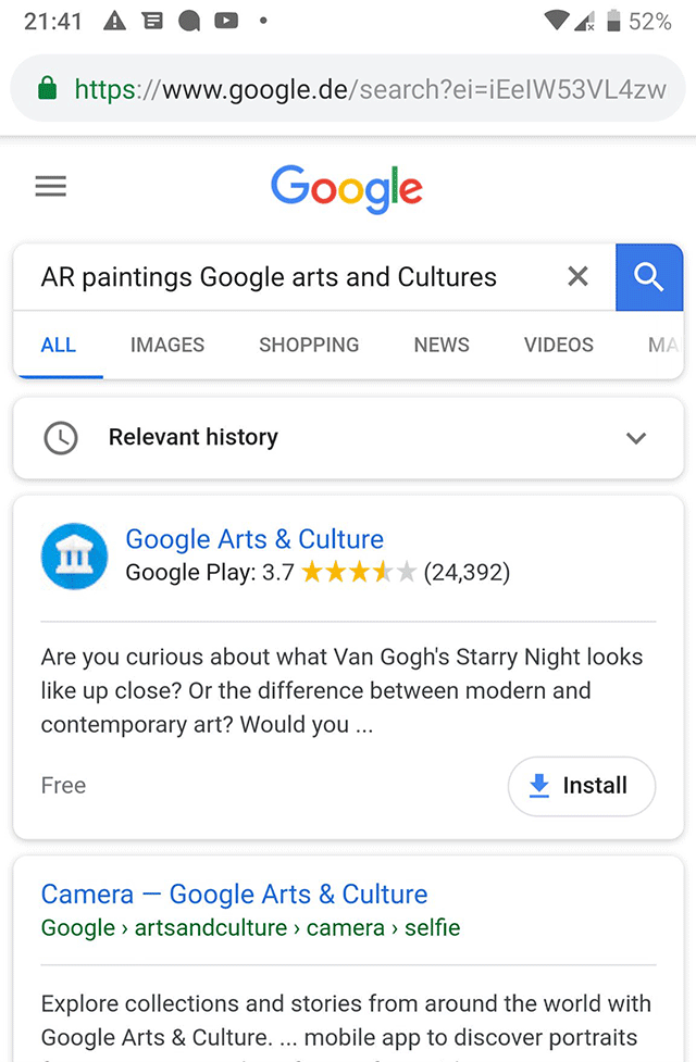 Google Tests "Relevant History" In Search Results
