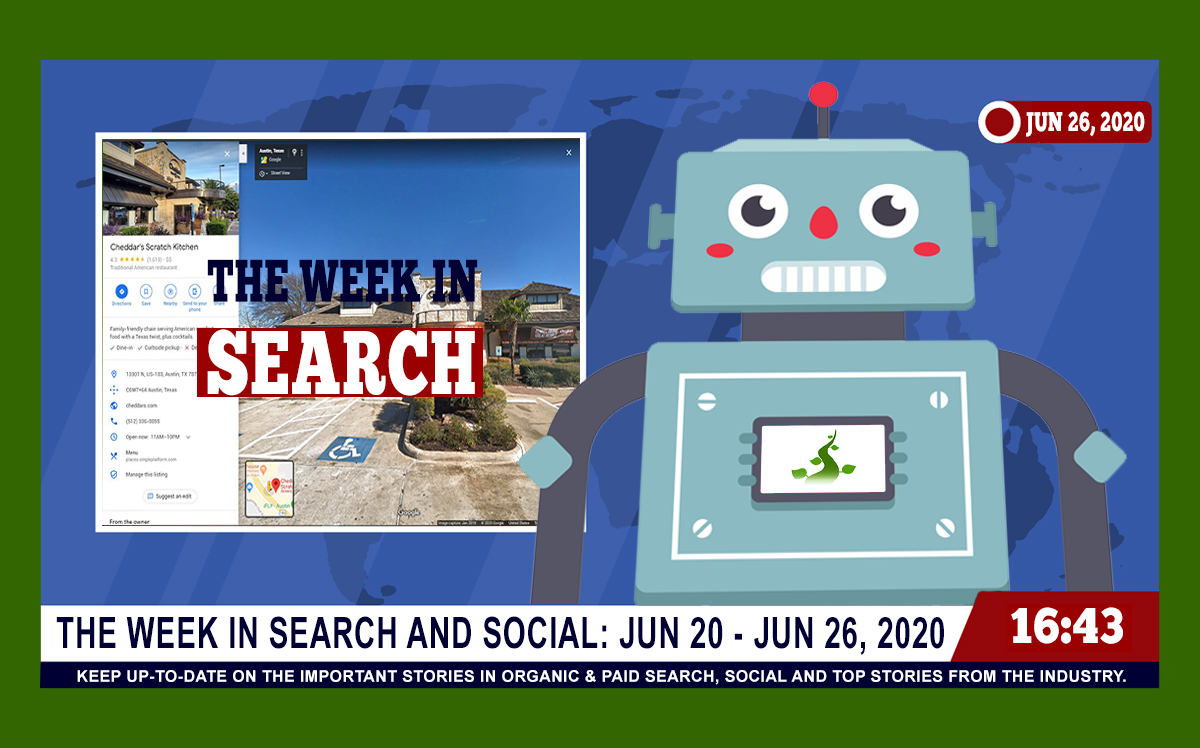 The Week In Search & Social Ending June 26, 2020